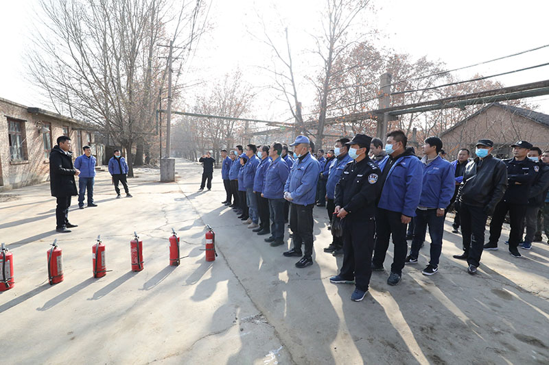 星火機床公司開展消防安全培訓與滅火應急演練