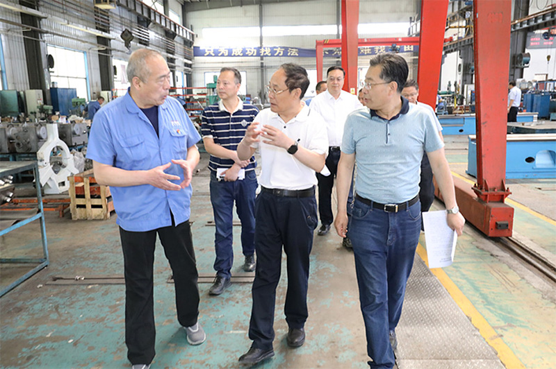 天水市政協調研星火機床公司循環經濟工作