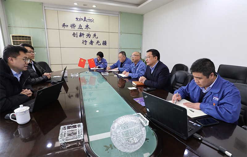 中信證券馬博飛一行蒞臨星火機(jī)床公司考察交流