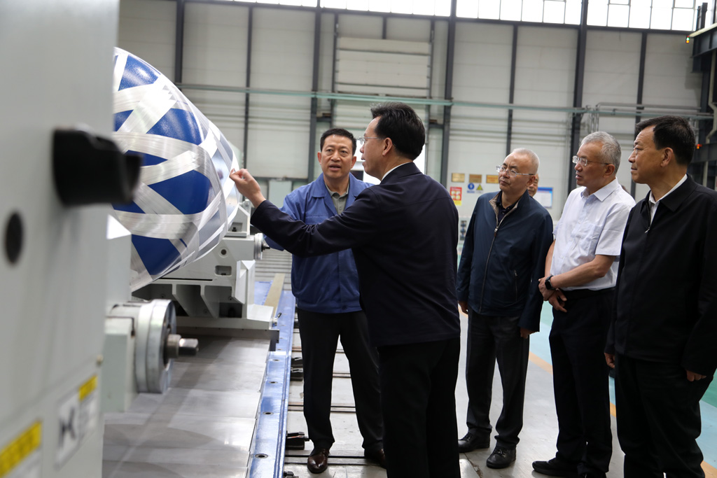 甘肅省政協調研組來星火機床公司調研