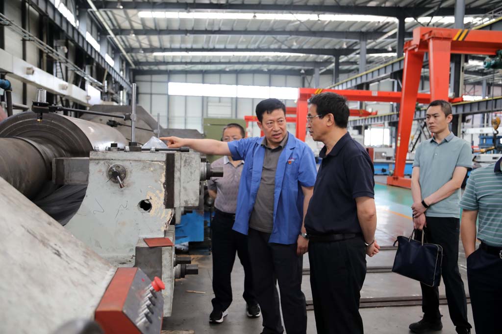 省國投領導馬海福一行來星火公司調研